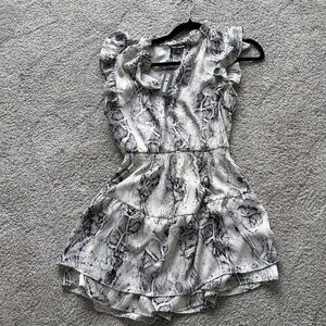 Steve Madden Black and White Snake Print mini Dress - New with Tags